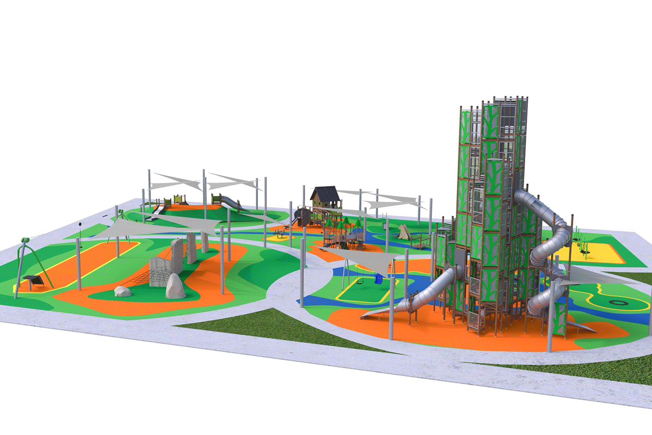 Proyecto para la nueva área infantil de la Vereda de los Estudiantes