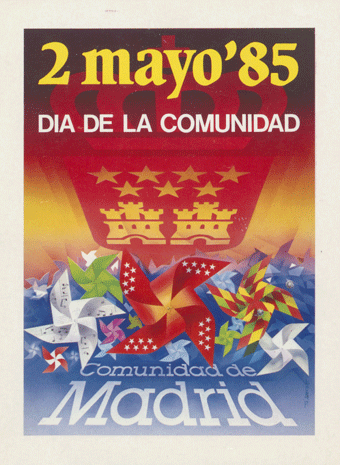 Imagen del Cartel Conmemorativo del Día de la Comunidad de Madrid de 1983