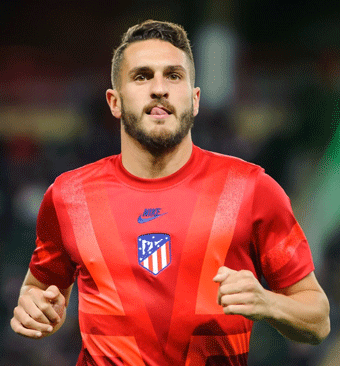 Imagen del jugador del At.Madrid y de la Selección Española, Koke