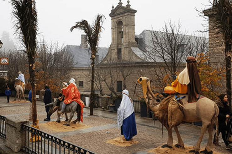 Imagen del Belén Monumental de San Lorenzo de El Escorial