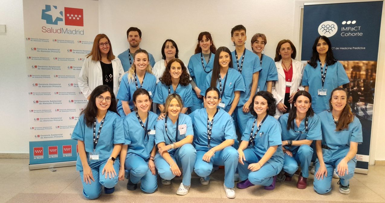 Equipo de profesionales sanitarios del Centro de Salud María Montessori de Leganés