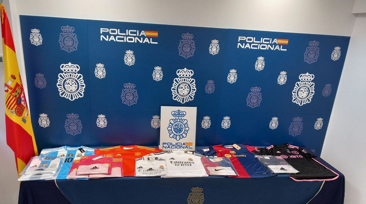 Material incautado por la Policía Nacional