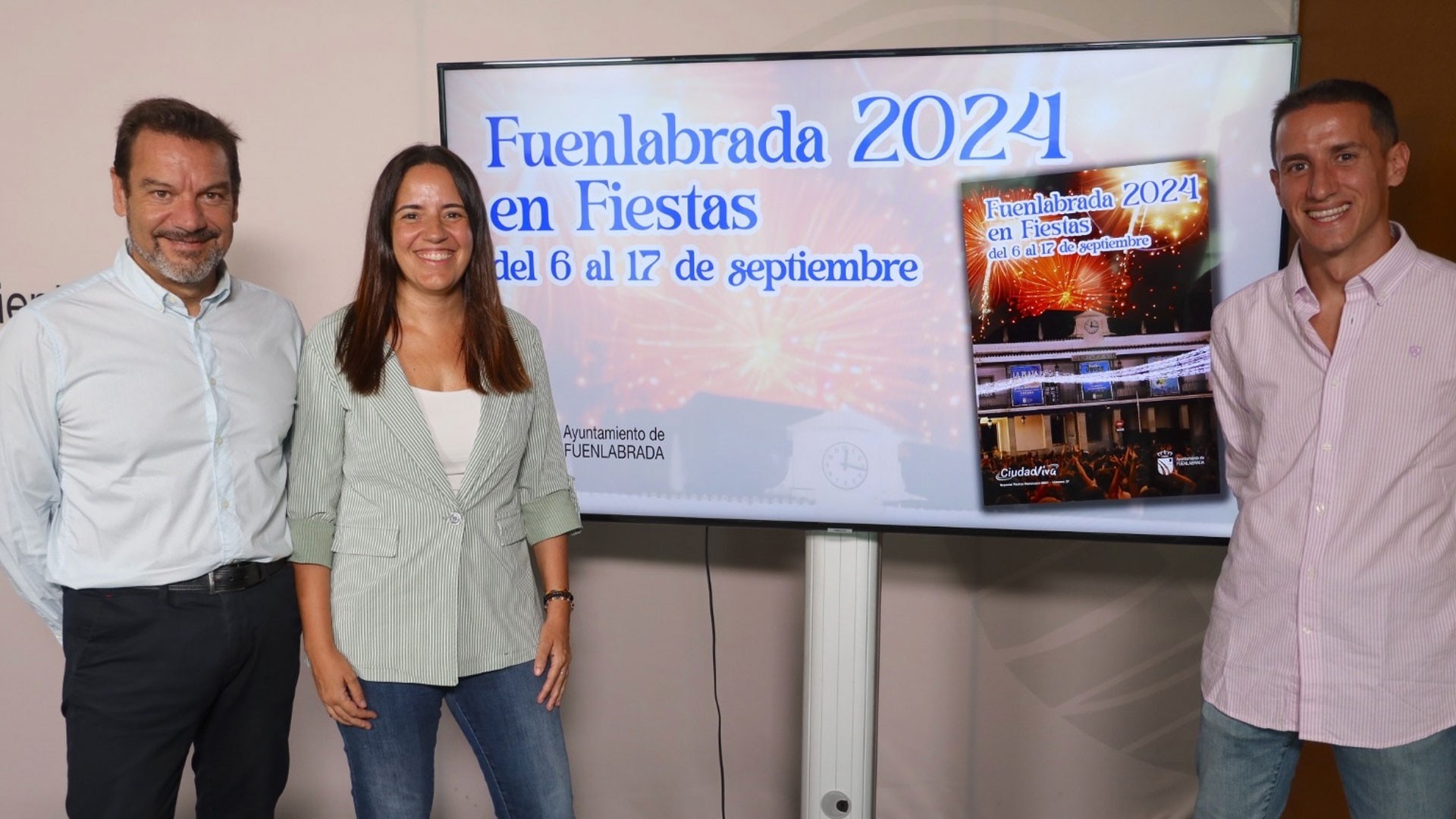 El Ayuntamiento de Fuenlabrada y sus concejales han dado a conocer el programa festivo de las fiestas patronales de 2024 | Imagen: Ayuntamiento de Fuenlabrada