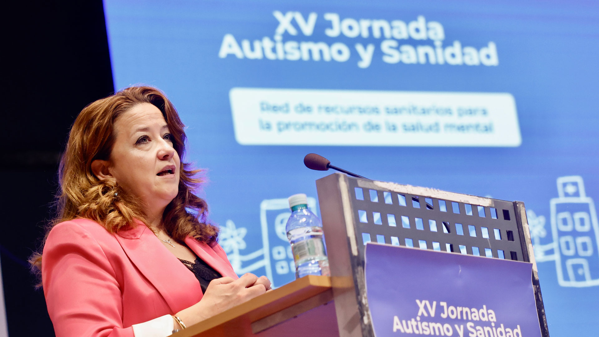 Consejera Fátima Matute en las XV Jornadas sobre Autismo y Salud | Imagen: Comunidad de Madrid